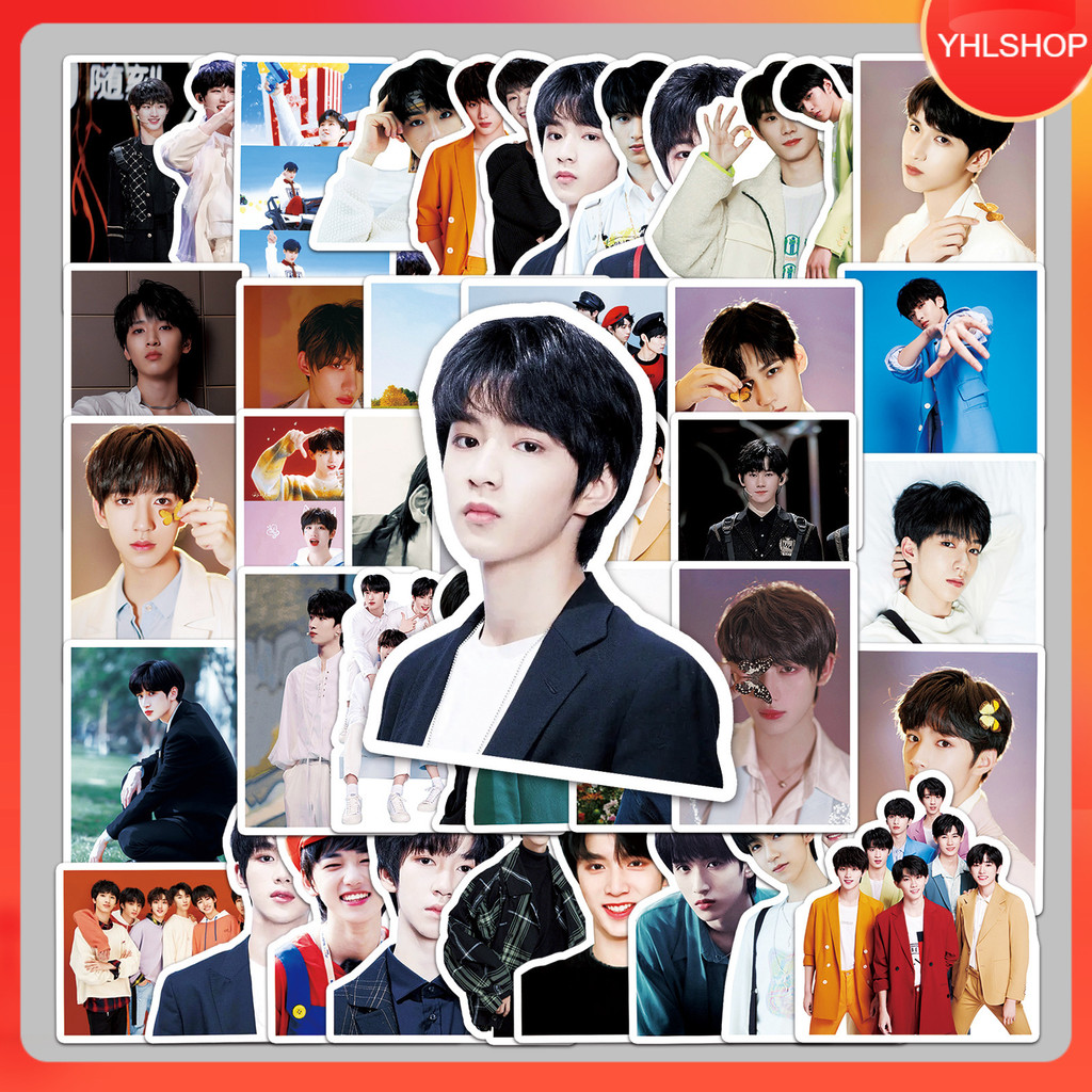 🎭พร้อมส่ง🎭 50แบบ Sticker บอยแบนจีน Tnt Teens In Times Zhou Song Yaxuan Liu Yaowen Chinese