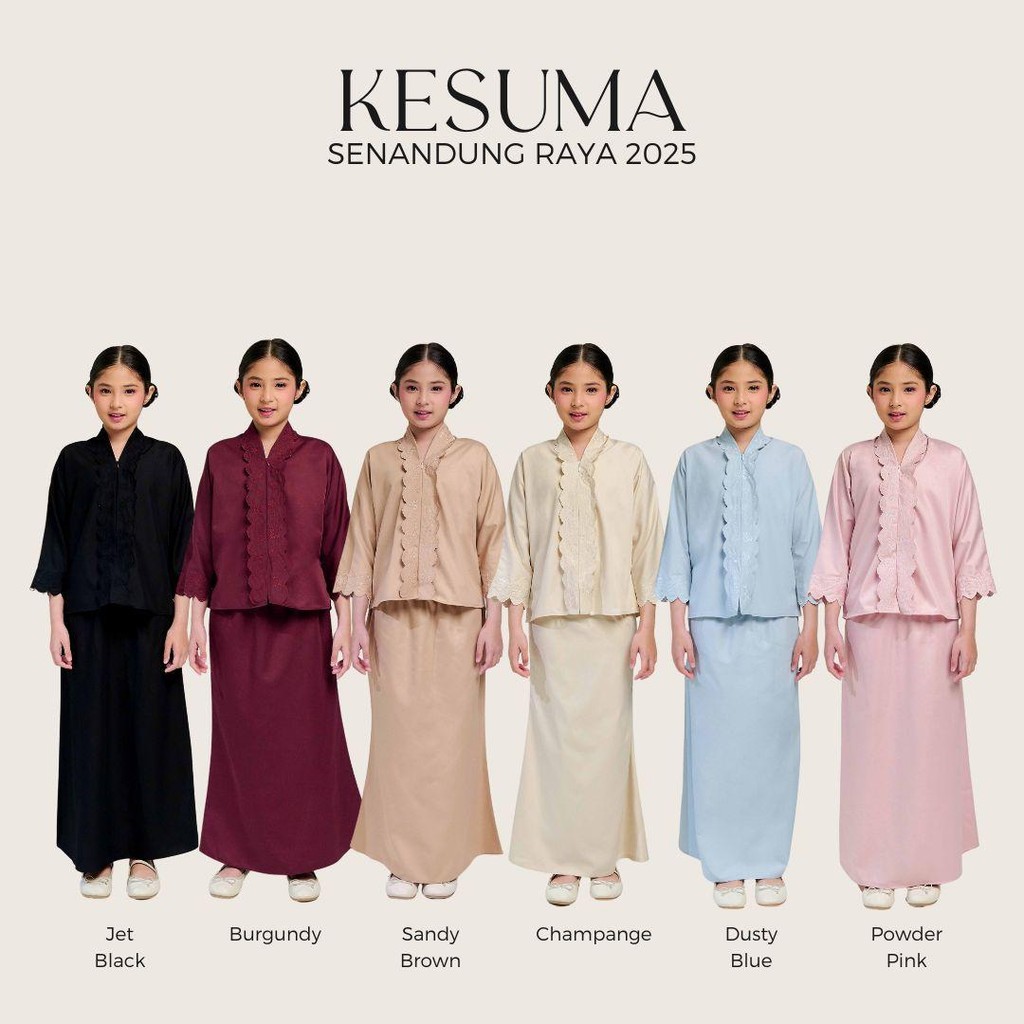 Baju Kurung Raya 2025 Kesuma Kids Theins