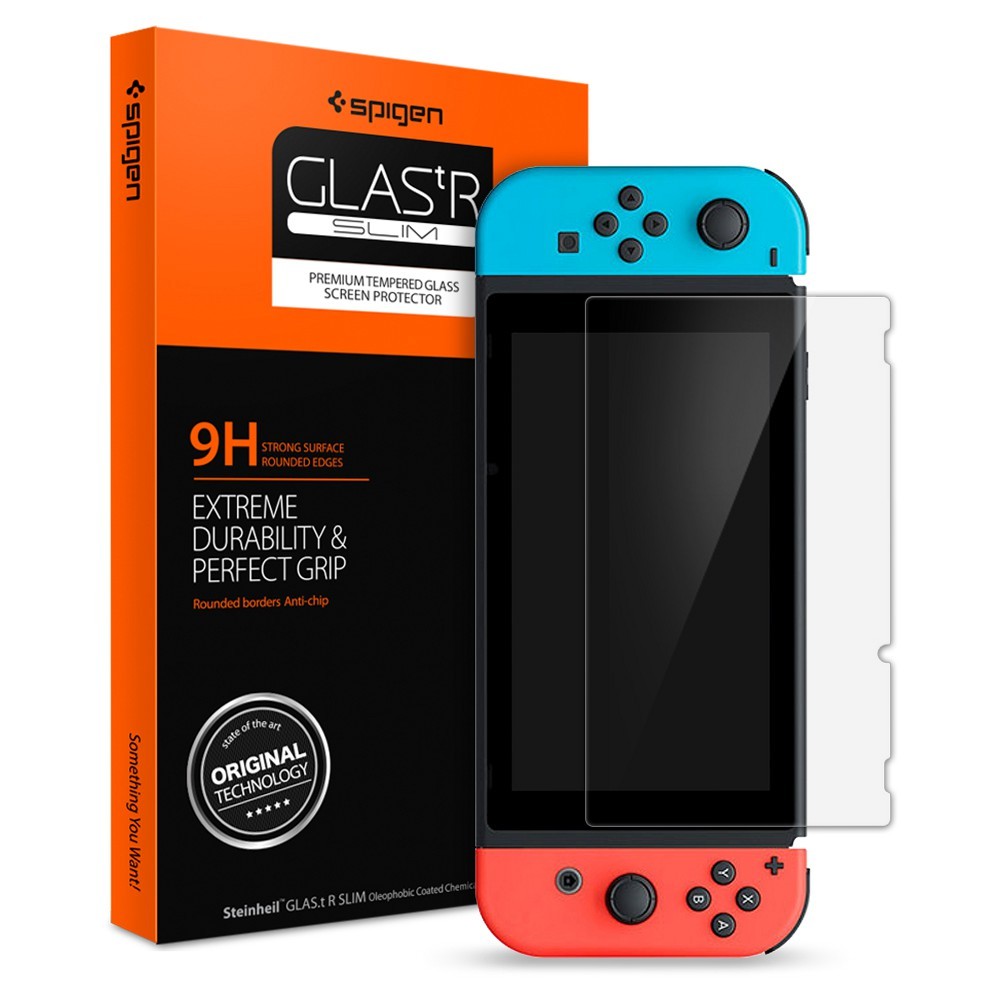 ฟิล์มกระจก SPIGEN Nintendo Switch Tempered Glass