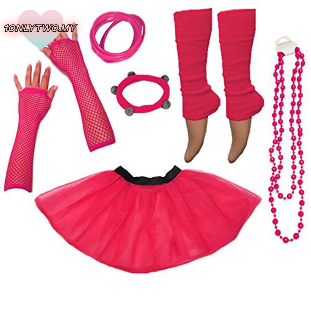 1ONLYTWO Neon 80s Tutu กระโปรงขาอุ่น Prom party Hen Party