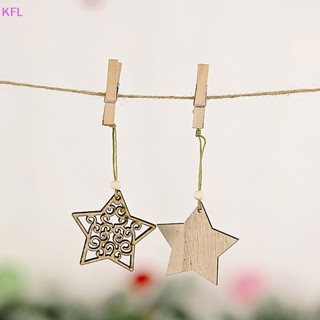 (KFL) ขายดี จี้ลูกบอลเกล็ดหิมะ แบบกลวง สําหรับแขวนตกแต่งต้นคริสต์มาส DIY 1 กล่อง