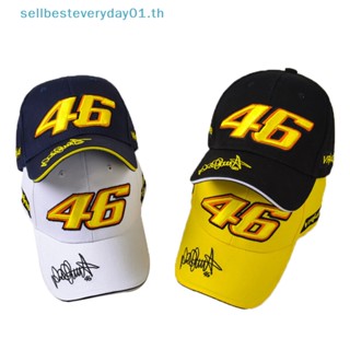 &amp; หมวกเบสบอล ปักลาย MOTO GP VR 46 Rossi สําหรับแข่งรถมอเตอร์ไซค์