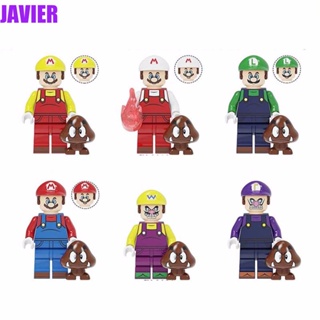 Javier โมเดลตุ๊กตาการ์ตูน Super Mario Bros ของเล่นเสริมการเรียนรู้เด็ก