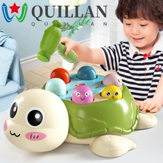 Quillan ของเล่นค้อนเคาะคลายเครียด รูปเต่า เสริมการเรียนรู้ สําหรับเด็กวัยหัดเดิน