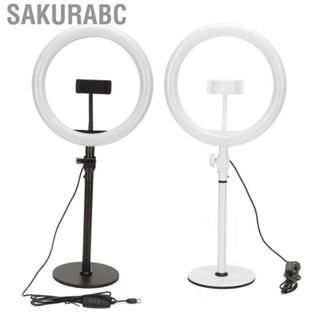 Sakurabc Circle Streaming Light  Large Irradiation Selfie 10 Brightness 360 Degrees Rotation 120 Chips for Tattoo