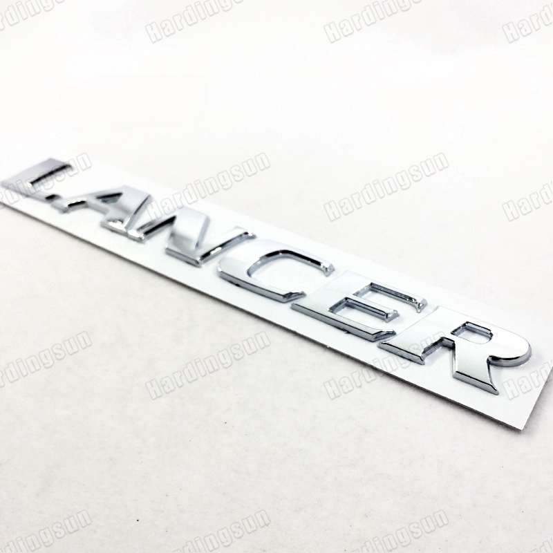 สติกเกอร์โลโก้ตัวอักษร LANCER ABS โครเมี่ยม สําหรับติดตกแต่งท้ายรถยนต์ MITSUBISHI LANCER 1 ชิ้น
