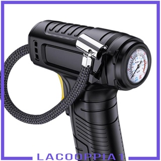 [Lacooppia1] เครื่องปั๊มลมยางรถยนต์ไฟฟ้า LED แบบพกพา ทนทาน สําหรับรถบรรทุก