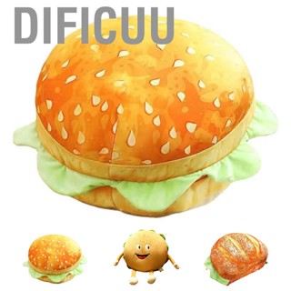 Dificuu Hamburger Throw Pillow Multi Purpose  and PP Cotton Back for Valentine s Day Birthday Gift Toy