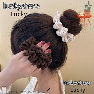 Lucky ยางรัดผม แบบนุ่ม สีสันสดใส สําหรับเด็ก ผู้ใหญ่ สําหรับเด็กผู้หญิง