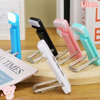 Lilac โคมไฟอ่านหนังสือ LED แบบคลิปหนีบ ชาร์จ USB ขนาดเล็ก แบบพกพา