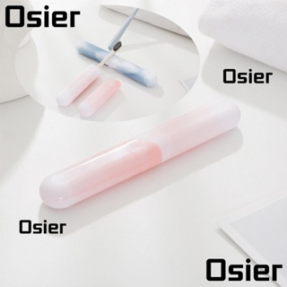 Osier1 แปรงสีฟันพลาสติก แบบพกพา ทําความสะอาดง่าย ระบายอากาศ 6 ชิ้น