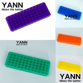 Yann1 ชั้นวางหลอดทดลอง โพลีโพรพีลีน (PP) 0.5 มล. 1.5 มล. 2 มล. 60 หลุม สีส้ม ฟ้า ม่วง เขียว เหลือง 60 ช่อง 5 ชิ้น