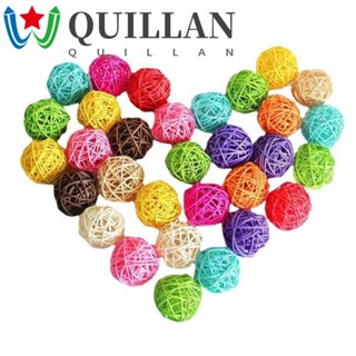 Quillan ของเล่นลูกบอล ต้านทานการกัด สําหรับนกแก้ว นกแก้ว นกแก้ว นกแก้ว นกขมิ้น กรงนก