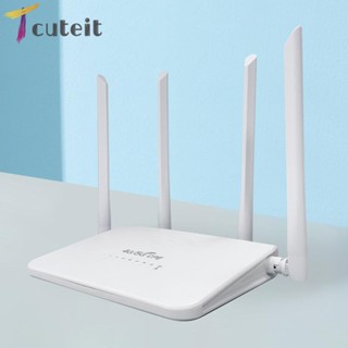 Tcuteit เราน์เตอร์ไร้สาย 4G CPE WiFi 150 50Mbps ช่องเสียบซิมการ์ด Type-C