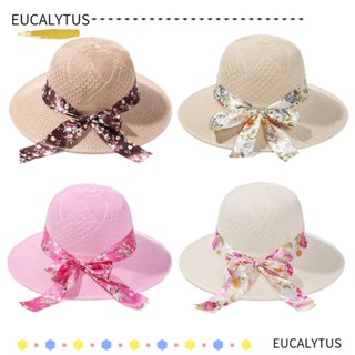 Eutus หมวกบังแดด แบบพกพา พับได้ เหมาะกับเดินชายหาด แฟชั่นฤดูร้อน