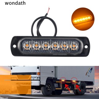 Wonda ไฟเตือน LED DC 12V กันน้ํา ทนทาน อุปกรณ์เสริม สําหรับรถบรรทุก รถพ่วง