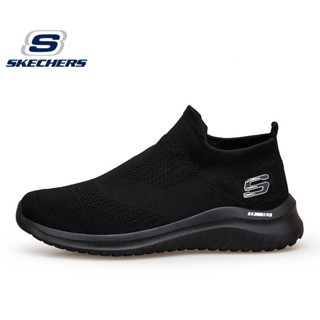 พร้อมส่ง Skechers_ ใหม่ รองเท้ากีฬา รองเท้าวิ่งลําลอง ข้อสูง ระบายอากาศ สําหรับผู้ชาย