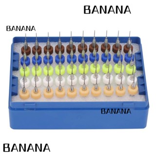 Banana1 ดอกสว่านไมโครคาร์ไบด์ 0.5-0.9 มม. สําหรับเจาะบอร์ดวงจร PCB 50 ชิ้น