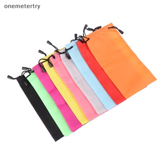 Onem กระเป๋าแว่นกันแดด สายตาสั้น แบบนิ่ม สีพื้น หลากสี 5 ชิ้น