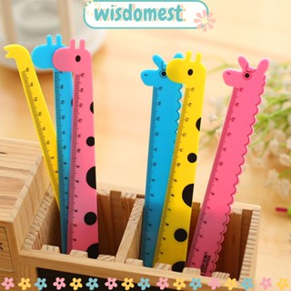 WISDOMEST ไม้บรรทัดน่ารัก เครื่องเขียน อุปกรณ์การเรียน สําหรับเด็ก