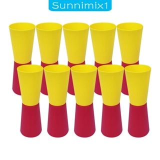 [Sunnimix1] ถ้วยพลิก ฝึกความเร็ว สําหรับยิม ฟุตบอล 10 ชิ้น