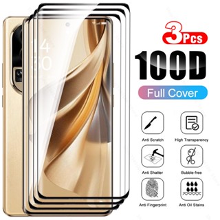 3Pcs Curved Protective Glass For Oppo Reno10 Pro+ 5G 6.7 Screen Protector Appo Reno 10 Pro Plus Reno10Pro 10Pro Tempered Glass