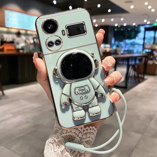 เคสโทรศัพท์มือถือ ซิลิโคนนิ่ม บาง กันกระแทก ลายนักบินอวกาศ 3D หรูหรา สําหรับ Realme GT 5 3 Noe 5 GT5 GT3