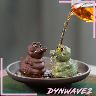 [Dynwave2] รูปปั้นจระเข้จิ๋ว สําหรับตกแต่งบ้าน ห้องชา