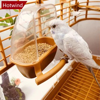 Hotwind กล่องให้อาหารนกแก้ว แบบพลาสติก สําหรับแขวนกรงนกแก้ว H5R7