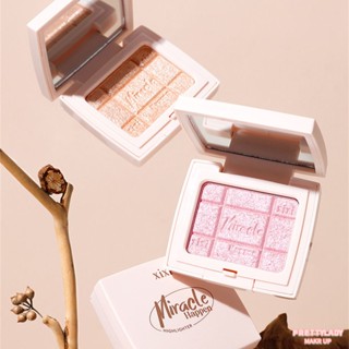 Xixi Light and Shadow Miracle Highgloss Palette เพิ่มความเปล่งประกายและเปล่งประกายด้วยพาวเดอร์เพลทไฮไลท์อเนกประสงค์ ♥ Dare to be Beautiful