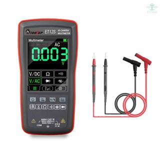 2in1 Digital Thermal Imager Multimeter 2.8inch Color Display 24*32 Thermal Imaging Pixel 6000 Counts Multimetro with Voltage Current Resistance Capacitance Diode Frequency Temperature Measurement Function