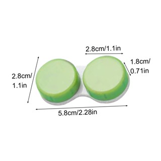 4pcs/pack Outdoor Home Storage Accessories Travel Random Color Soak Screw Top Contact Lens Case