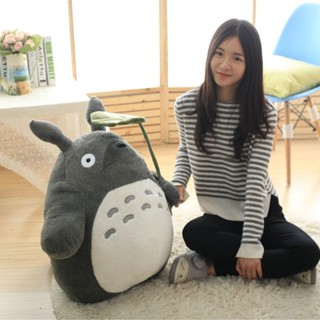 ของแท้ หมอนตุ๊กตานุ่ม รูปการ์ตูนอนิเมะญี่ปุ่น My Neighbor Totoro Hayao Miyazaki ขนาดใหญ่ ของขวัญสําหรับเด็กผู้ชาย และผู้หญิง Z0UV