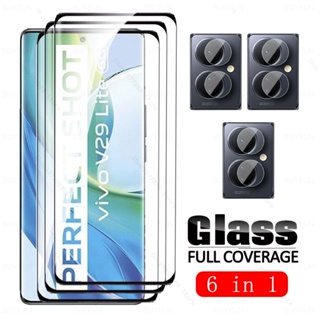 6To1 Curved Tempered Glass For Vivo V29 Lite 5G Screen Protector VivoV29 Light Vavo V29e V29Lite 2023 6.78inch Camera Lens Film