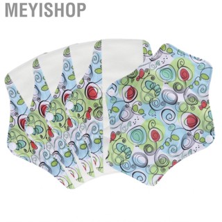 Meyishop 5pcs Women Sanitary Pad Cotton Washable Reusable Hygienic Feminine Menstrual