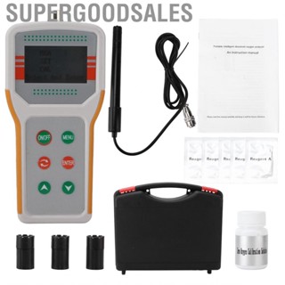 Supergoodsales DO Meter Dissolved Oxygen Detector Portable with Electrode for Agriculture Industry