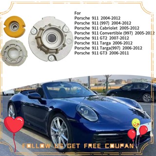 99733306101 โช๊คอัพยาง สีเงิน สําหรับ Porsche 911 997 GT2 GT3 Cabriolet Targa