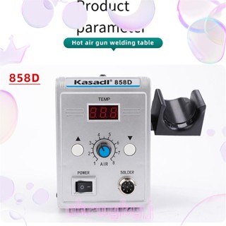 Kasadi เครื่องเป่าผม 858D 220V 700W ปลั๊ก EU สําหรับซ่อมแซมบัดกรี SMD SMT