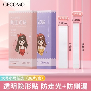 Gecomo สติกเกอร์ติดคอต่ํา ระบายอากาศ น้ําหนักเบา มองไม่เห็น ติดทนนาน สําหรับผู้หญิง