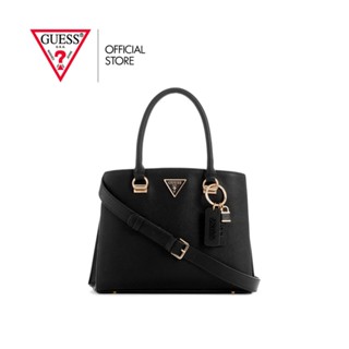 GUESS กระเป๋าถือ รุ่น ZG787906 NOELLE GIRLFRIEND SATCHEL สีดำ