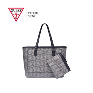 GUESS กระเป๋าสะพายผู้หญิง รุ่น SV902925 MEDFORD TOTE สีดำ