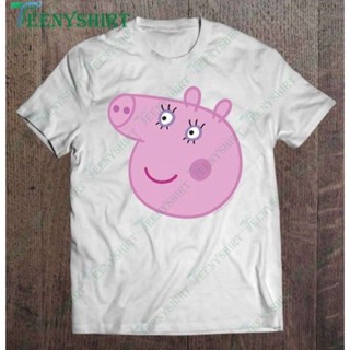 เสื้อยืดแขนสั้น คอกลม พิมพ์ลายการ์ตูน Peppa Pig สําหรับผู้ใหญ่ และเด็กผู้ชาย และผู้หญิง ไซซ์ XS - 3XL