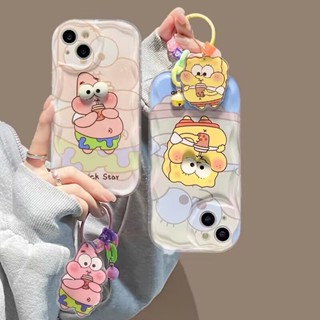 เคสโทรศัพท์มือถือ แบบใส ลายการ์ตูนสพันจ์บ็อบ แพทริกสตาร์ 3D สําหรับ Redmi K30 K40 K50 PRO Note 8 9 10 10T 11 11s 11t 12 PRO POCO X2 F3 M3 M4 PRO