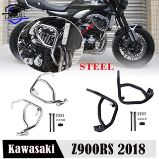 Ljbkoall การ์ดป้องกันเครื่องยนต์ โครเมี่ยม สีดํา Z900RS อุปกรณ์เสริม สําหรับ Kawasaki Z 900RS Z 900 RS 2018-2023