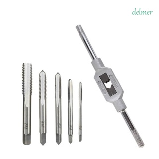 Delmer ประแจต๊าปตรง หลายแบบ M1-M12 ชุดเครื่องมือรีมเมอร์