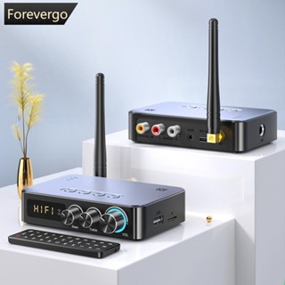 Forevergo NFC อะแดปเตอร์รับส่งสัญญาณเสียง บลูทูธ 5.1 ไร้สาย RCA เครื่องเล่นวิทยุ FM ดิสก์ U การ์ด TF M2W2