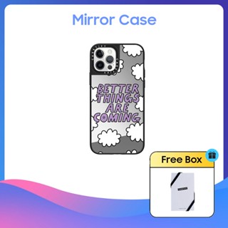 Casetify เคสโทรศัพท์มือถือแบบแข็ง พร้อมกระจก สําหรับ iPhone 11 12 13 14 15 Plus Pro Max