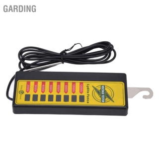  Garding เครื่องทดสอบแรงดันไฟฟ้ารั้วไฟฟ้าแบบพกพา 8 ไฟระบุรั้ว Fault Finder เครื่องวัดแรงดันไฟฟ้าสำหรับฟาร์ม