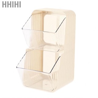 Hhihi Bag Storage Rack  2L Double Layer PET Plastic Multifunction for  Cable Toys