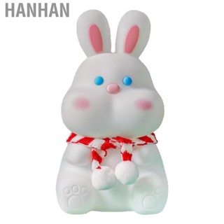 Hanhan Night Light  Simple Operation Cute Rabbit Silicone for Girls Home